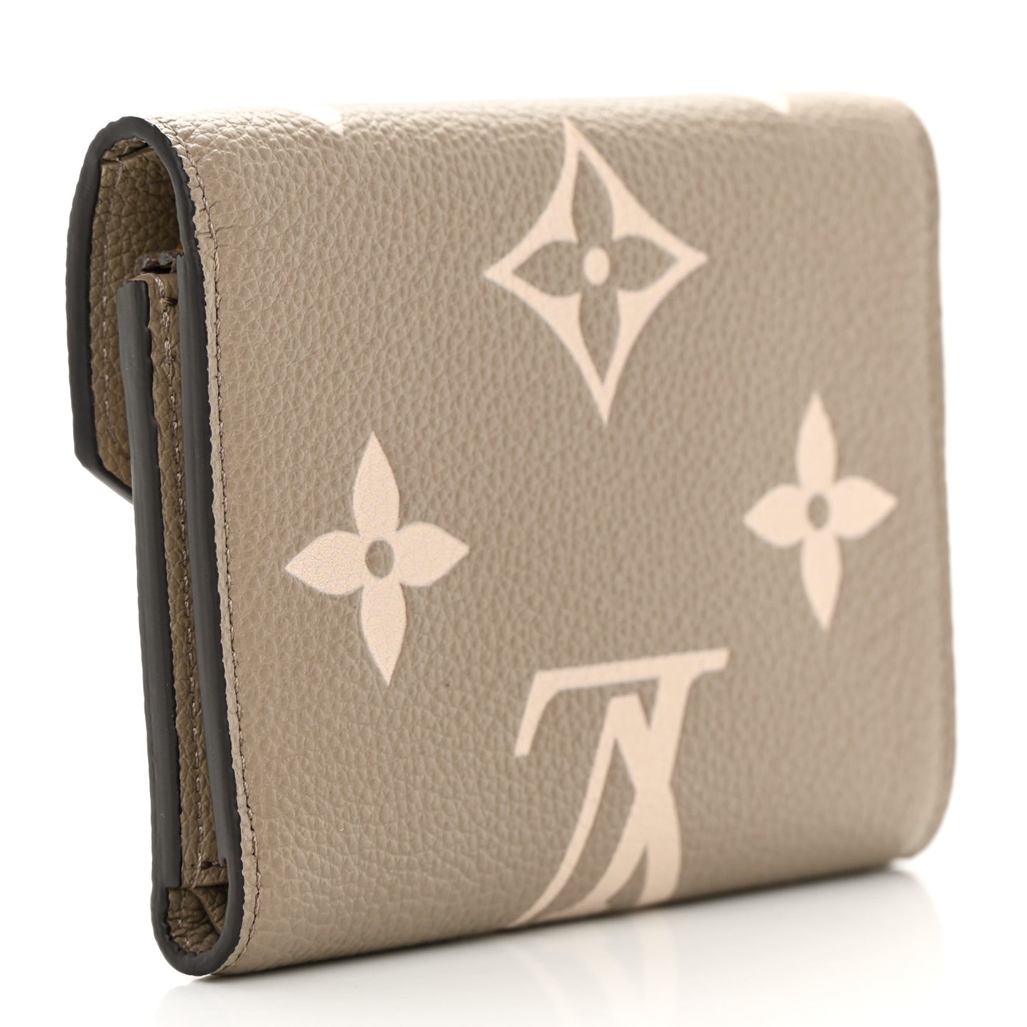 LOUIS VUITTON Empreinte Monogram Giant Victorine Wallet Tourterelle Creme