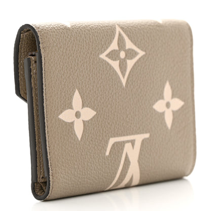 Louis Vuitton LOUIS VUITTON Empreinte Monogram Giant Victorine Wallet Tourterelle Creme 3 of 6
