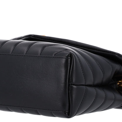 Saint Laurent Calfskin Y Quilted Monogram Small Loulou Chain Satchel Black 11 of 11