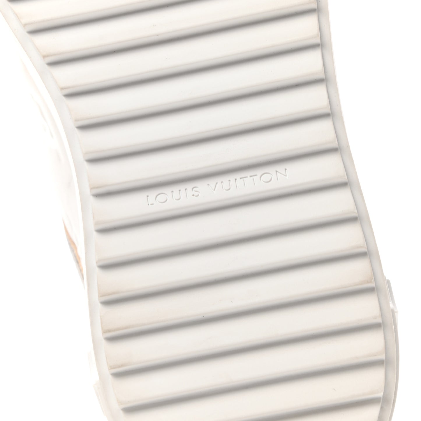 Monogram Embossed Calfskin Damier Azur Time Out Sneakers 39 Rose Clair Pink