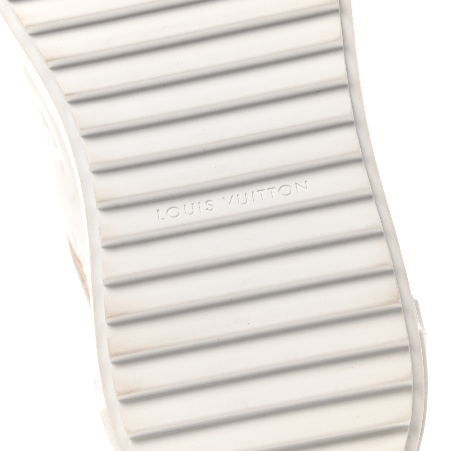 Louis Vuitton Monogram Embossed Calfskin Damier Azur Time Out Sneakers 39 Rose Clair Pink 6 of 9