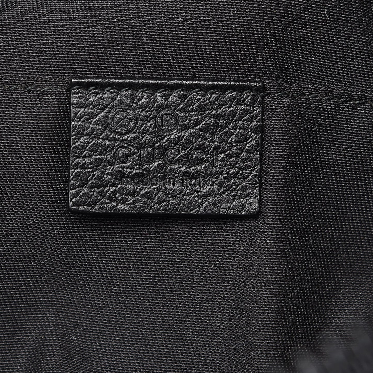 Nylon Monogram Fanny Pack Belt Bag Black