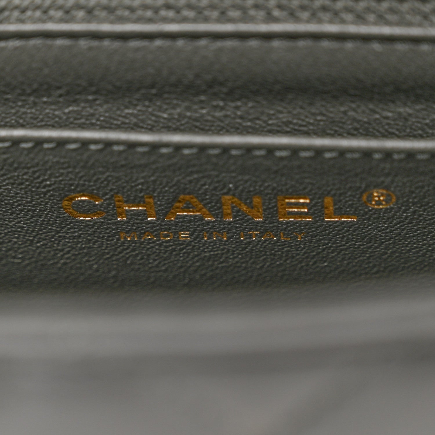 Chanel Lambskin Quilted Mini Rectangular Flap Dark Grey 6 of 11