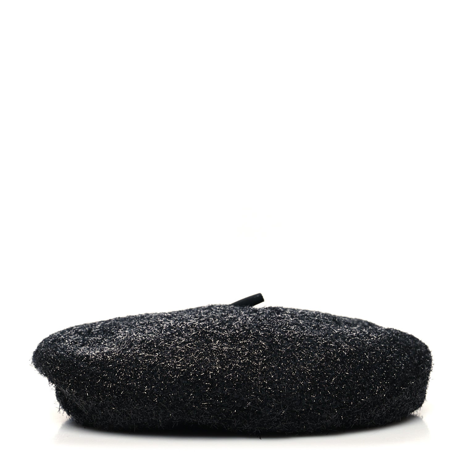 Chanel Cotton Metallic CC Beret M Black 3 of 7