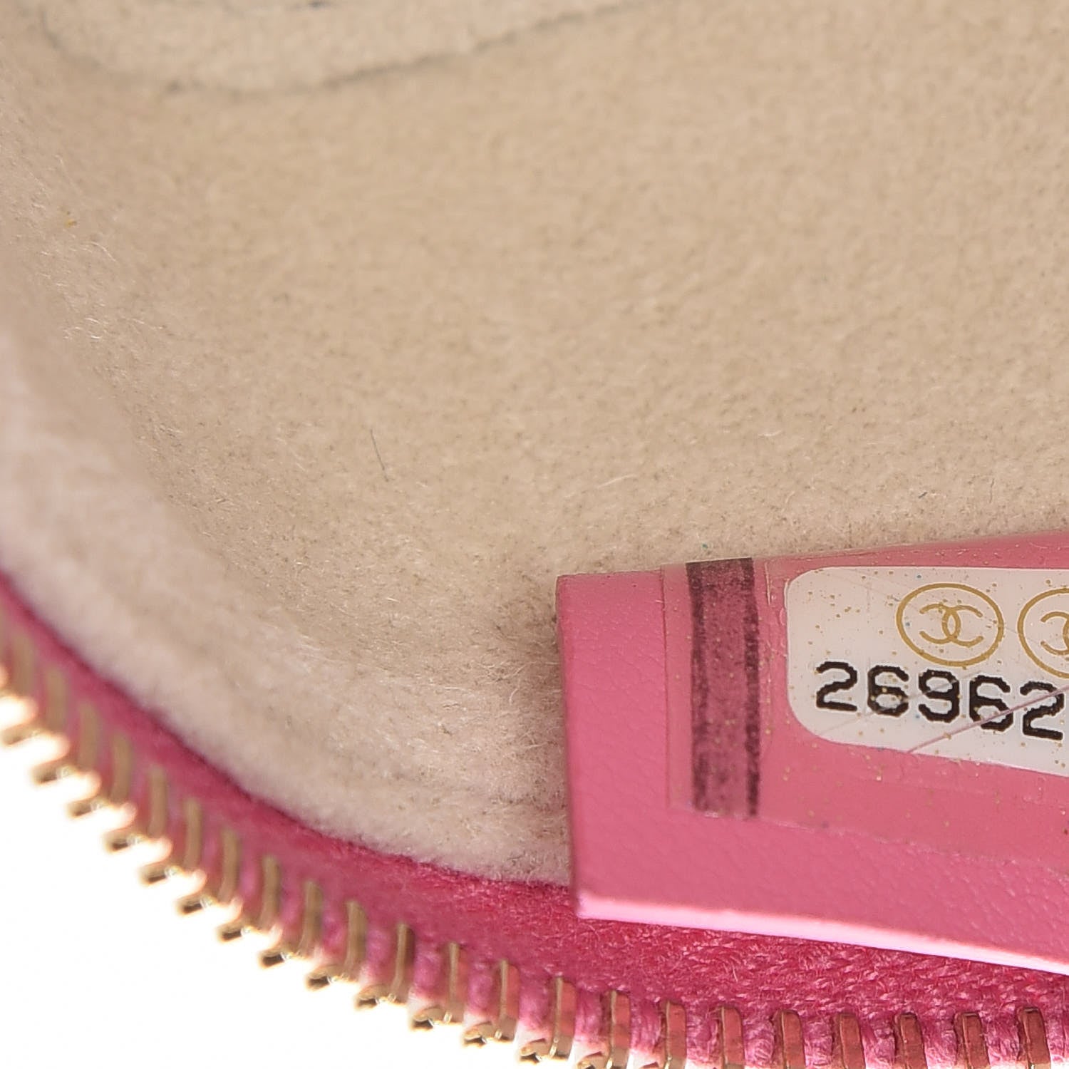 Chanel Caviar Square Vanity Cosmetic Case Pink 7 of 8