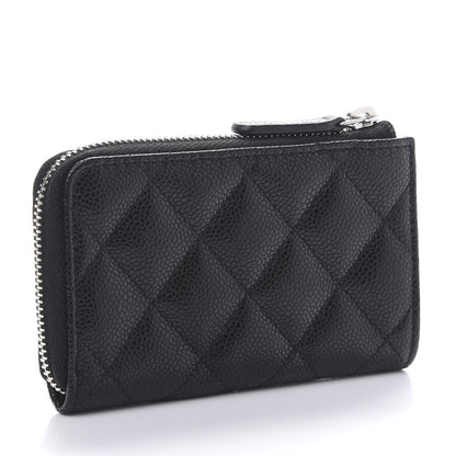 Chanel Caviar Quilted Key Holder Case Black 4 of 11