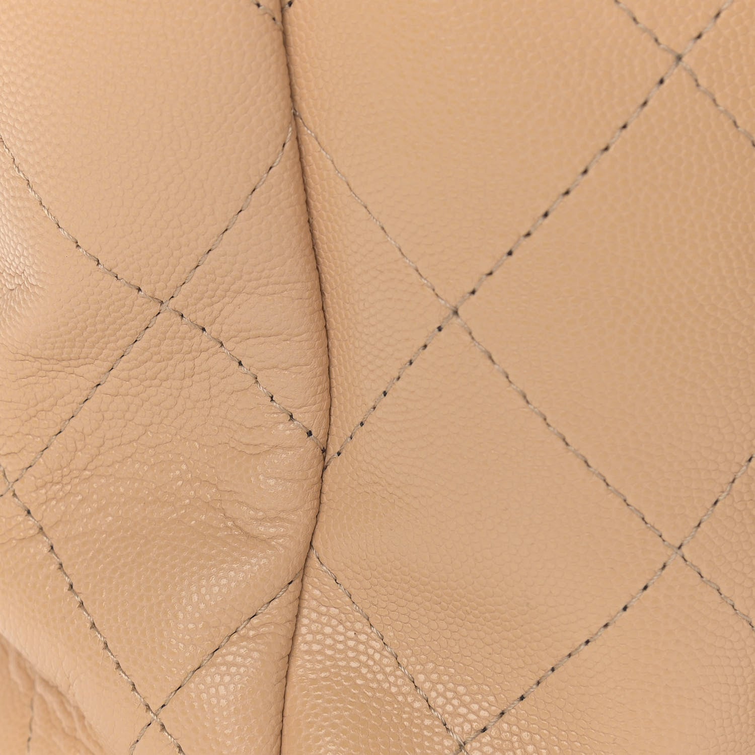 Chanel Caviar Stitched Large Shopping Tote Beige 12 of 12