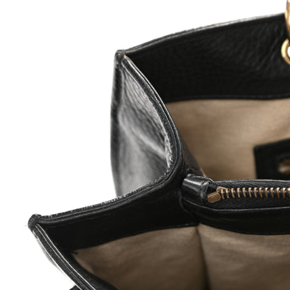 Gucci Calfskin Bamboo Handle Tote Black 13 of 13