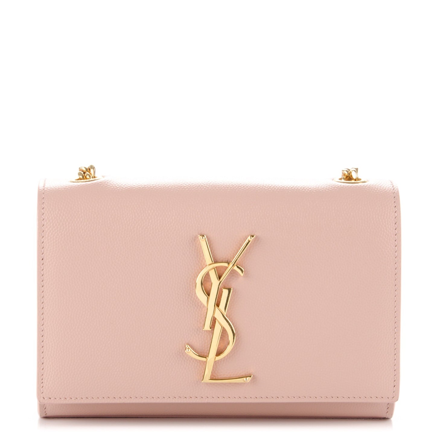 Grain De Poudre Small Monogram Kate Satchel Pale Pink