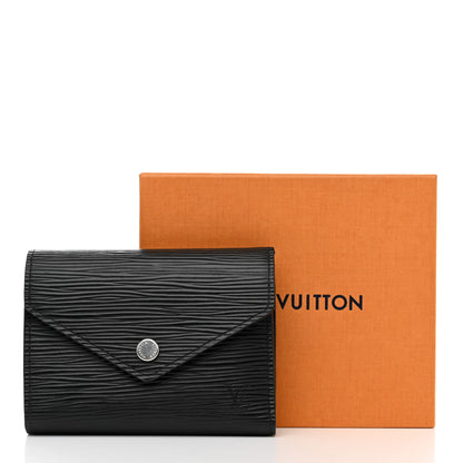 Louis Vuitton Epi Victorine Wallet Black 9 of 9