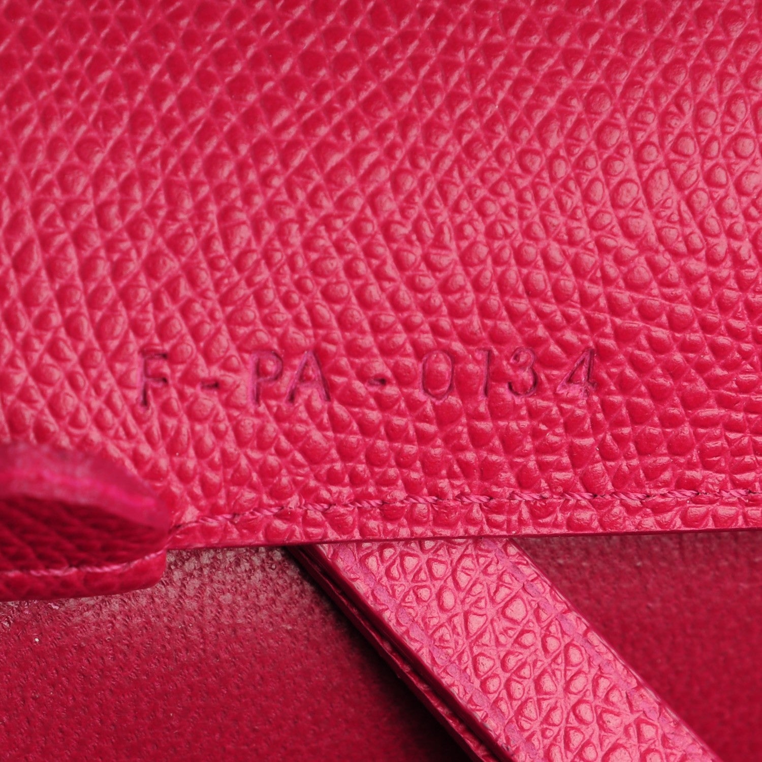 Celine Grained Calfskin Small Horizontal Cabas Phantom Fuchsia 7 of 8