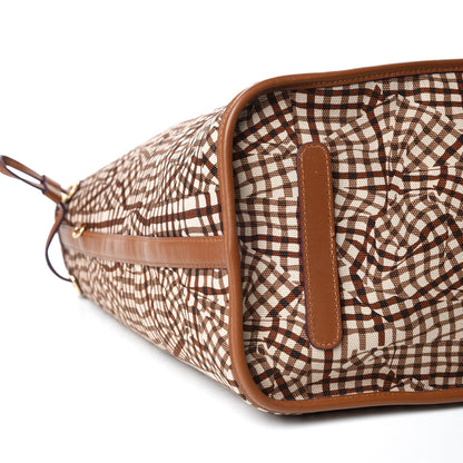 MCM Visetos Large Liz Reversible Shopper Tote Cognac 13 of 23
