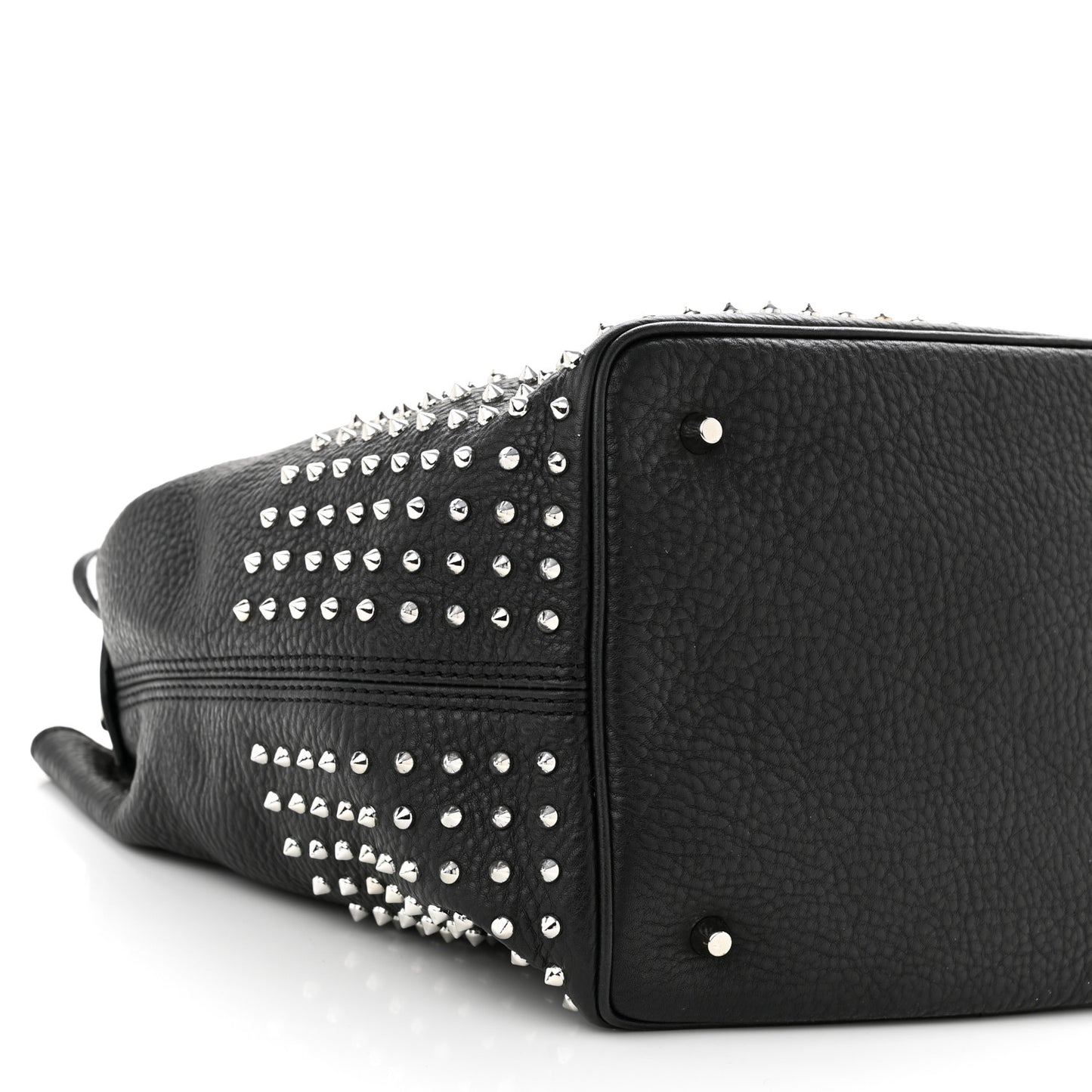 Calfskin Studded Medium Susanna Hobo Black