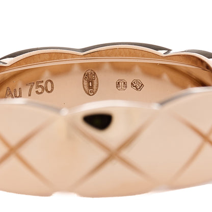 Chanel 18K Beige Gold Small Coco Crush Ring 55 7.25 5 of 9
