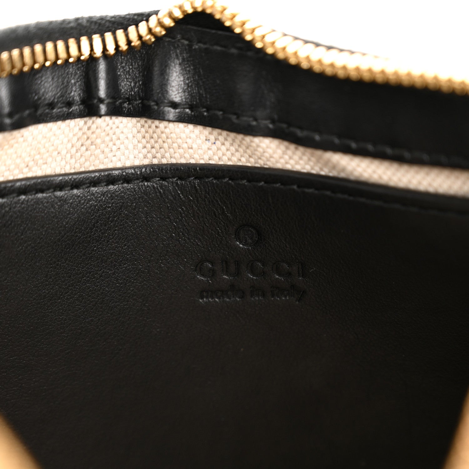 Gucci Calfskin GG Matelasse Chain Handbag Black Natural 6 of 13
