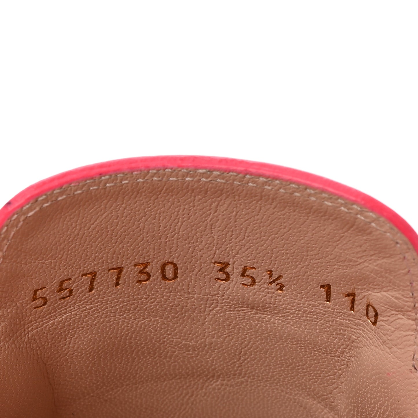 Calfskin Womens Princetown Slippers 35.5 Fuxia Fluo