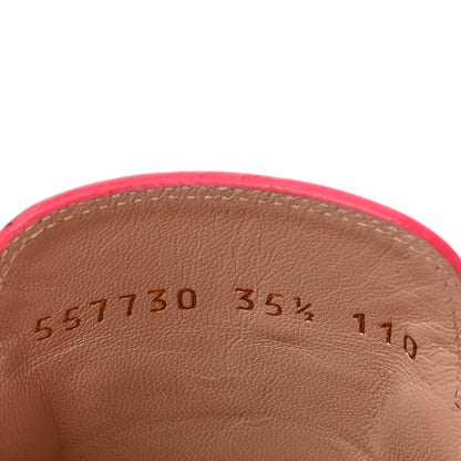 Gucci Calfskin Womens Princetown Slippers 35.5 Fuxia Fluo 9 of 10