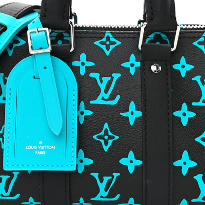 Louis Vuitton Monogram Playground Keepall Bandouliere 25 Black 7 of 11