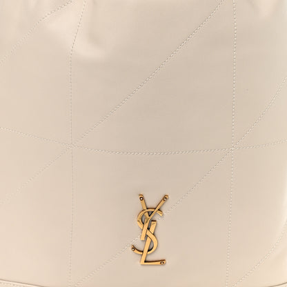 Saint Laurent Lambskin Matelasse Monogram Medium Jamie 4.3 Pochon Blanc Vintage 8 of 10
