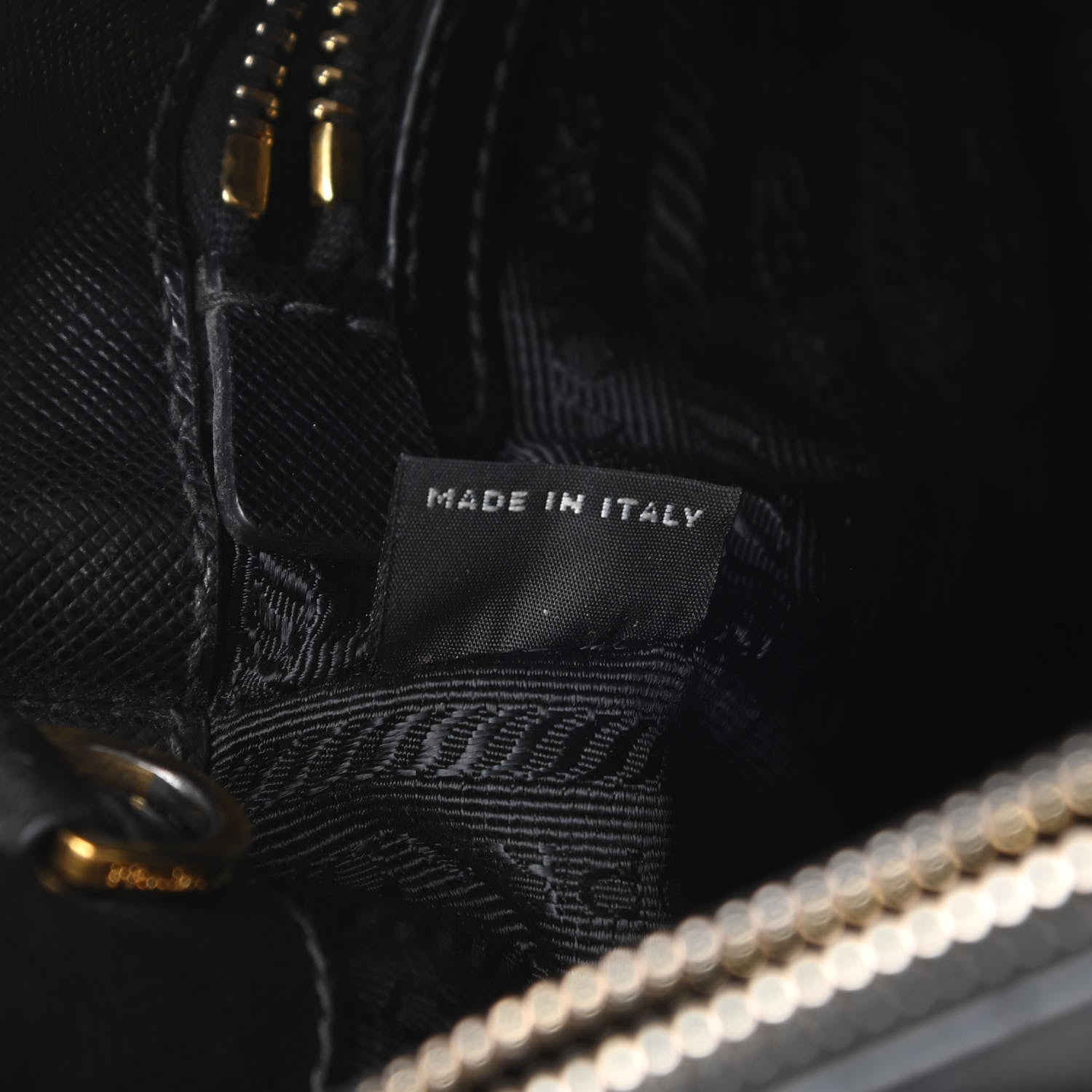 Prada Saffiano Mini Galleria Double Zip Tote Black 9 of 21