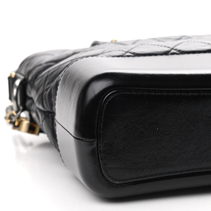 Chanel Calfskin Quilted Gabrielle Shopping Tote Black 8 of 9