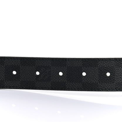Louis Vuitton Damier Graphite 35mm LV Inventeur Reversible Belt 100 40 4 of 6