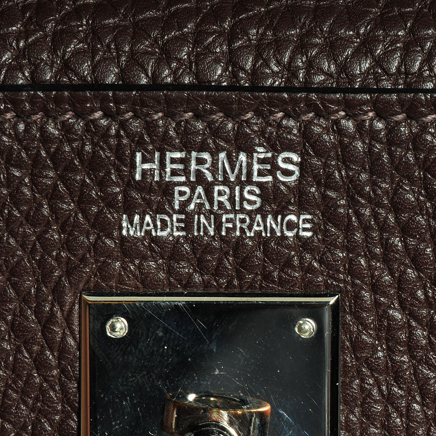 Hermes Togo Kelly Retourne 35 Chocolate 9 of 27