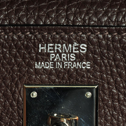 Hermes Togo Kelly Retourne 35 Chocolate 9 of 27
