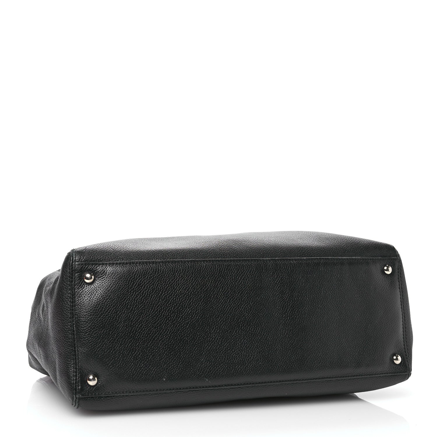 Chanel Calfskin Cerf Executive Shopper Tote Black 4 of 11