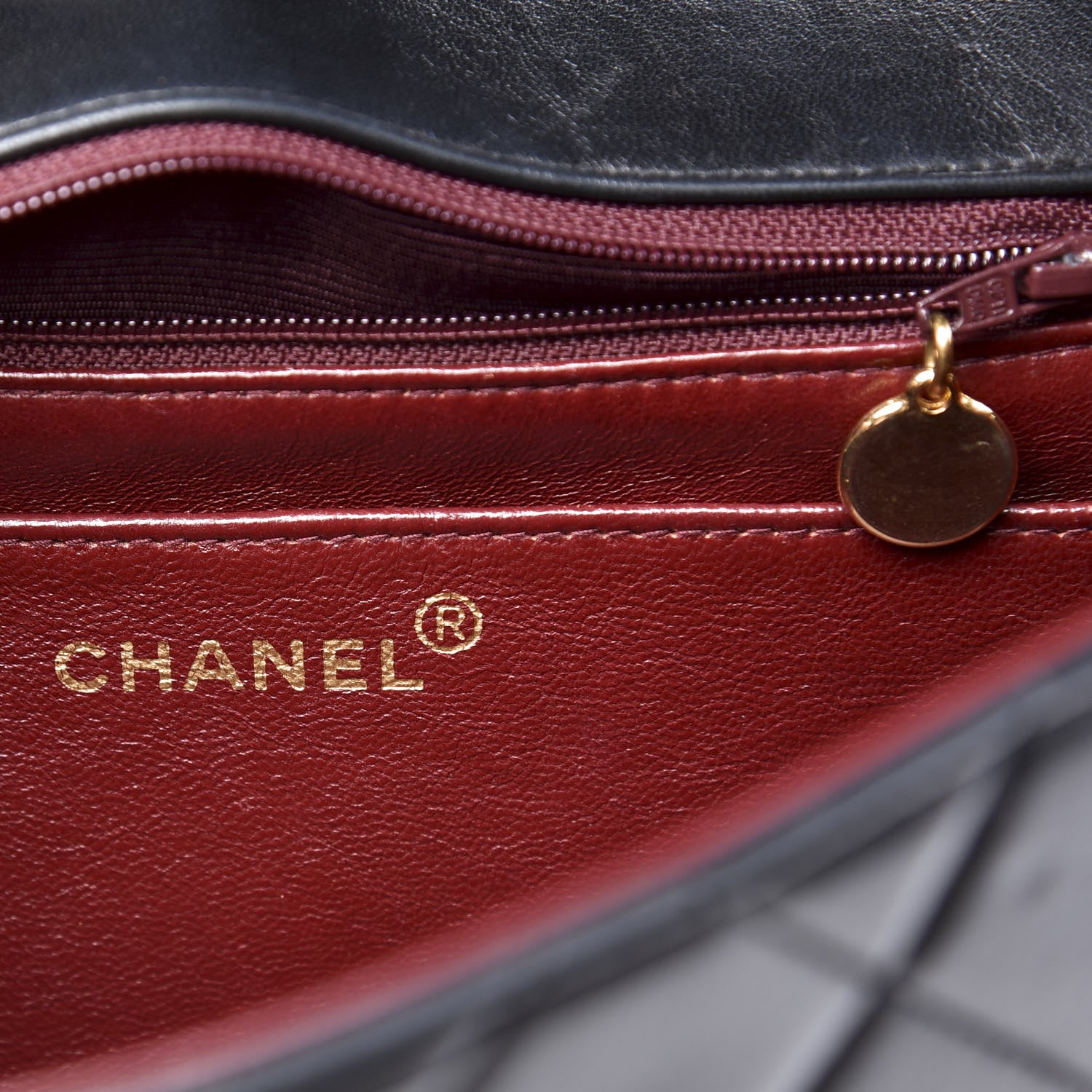 Chanel Lambskin Quilted Medium Single Flap Black 7 of 10