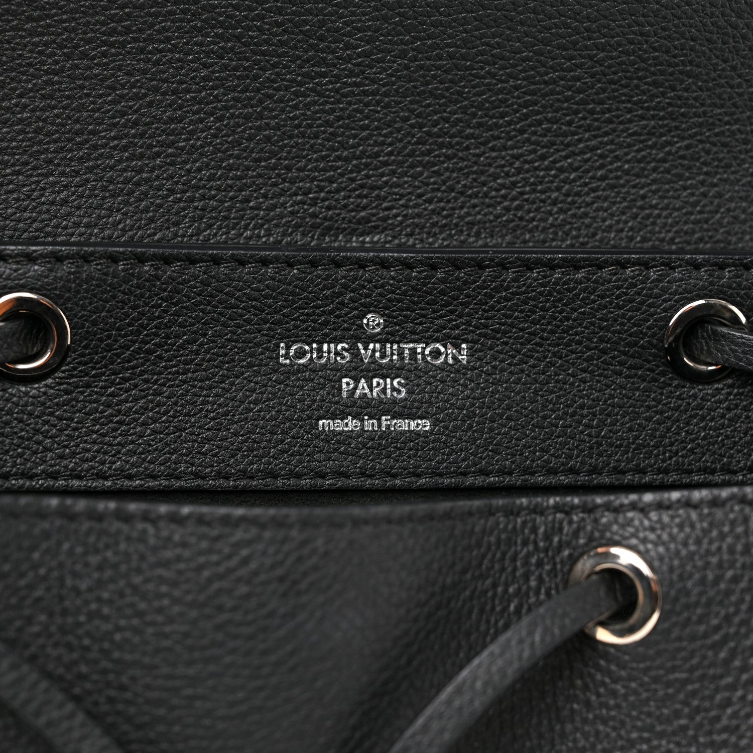 Louis Vuitton Calfskin Lockme Backpack Black 6 of 10