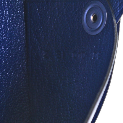 Hermes Chevre Mysore Calvi Card Case Bleu Electrique 8 of 9