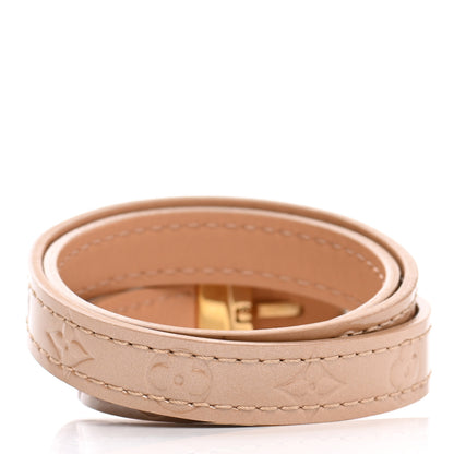 Louis Vuitton Vernis Triple Tour Bracelet Noisette 4 of 6