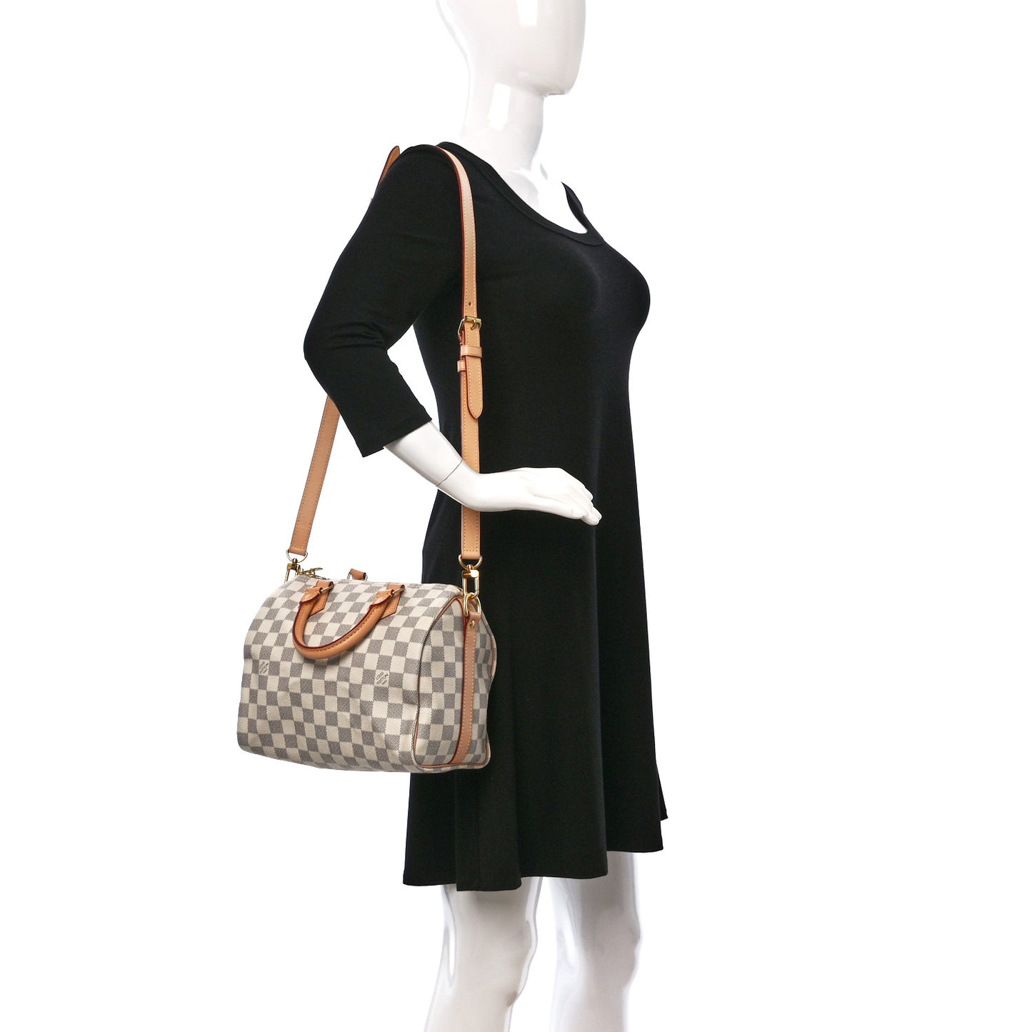 Damier Azur Speedy Bandouliere 25