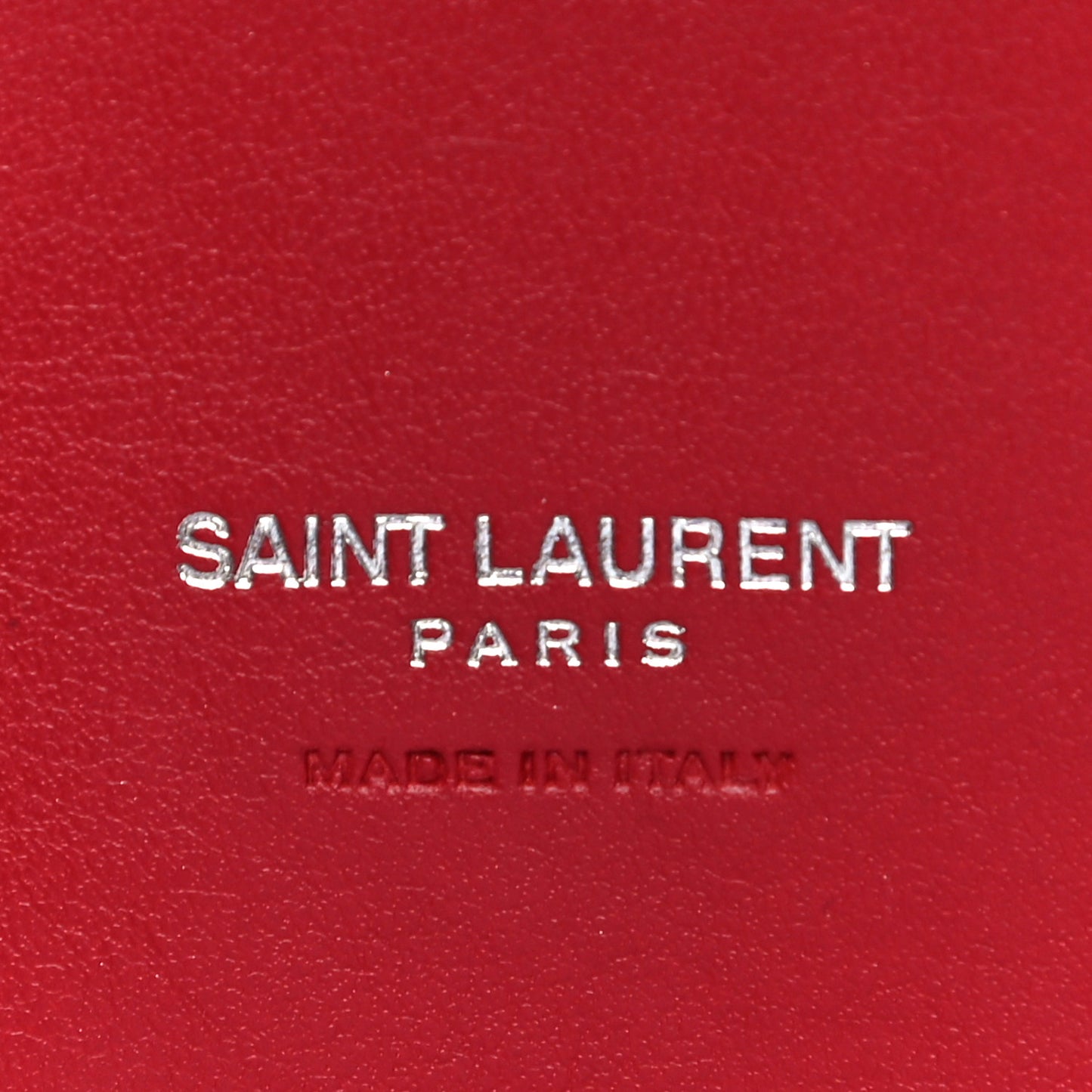 Grained Calfskin Nano Sac De Jour Lipstick Red