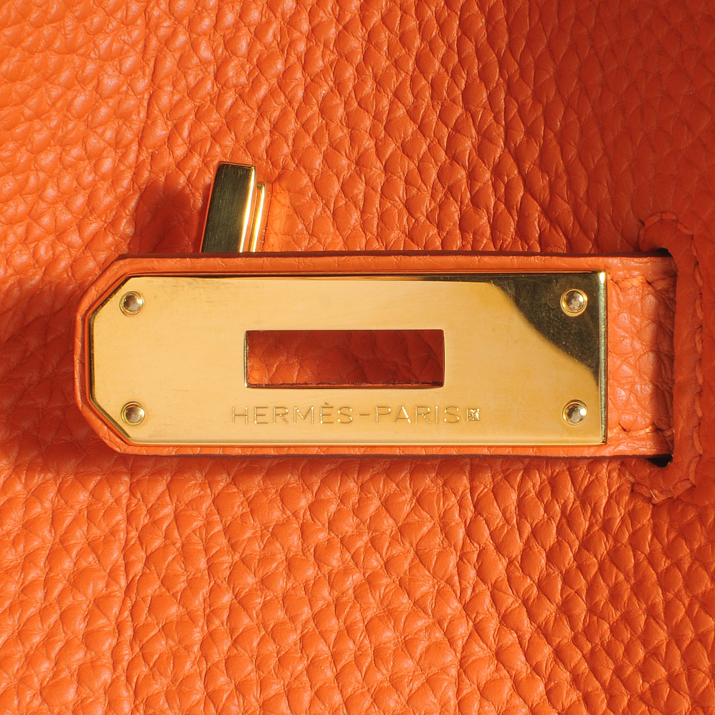 Togo Birkin 35 Orange