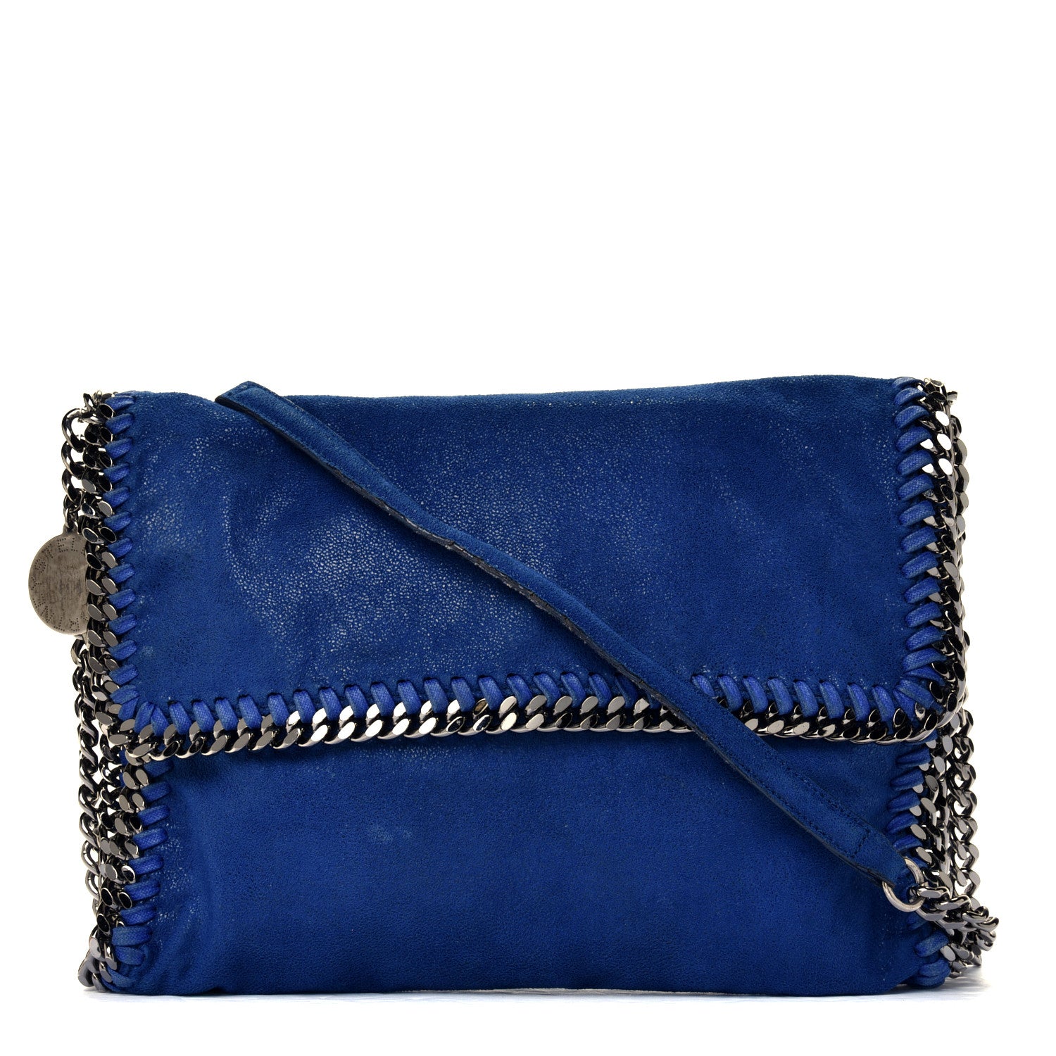 Stella McCartney Shaggy Deer Falabella Messenger Royal Blue 1 of 9