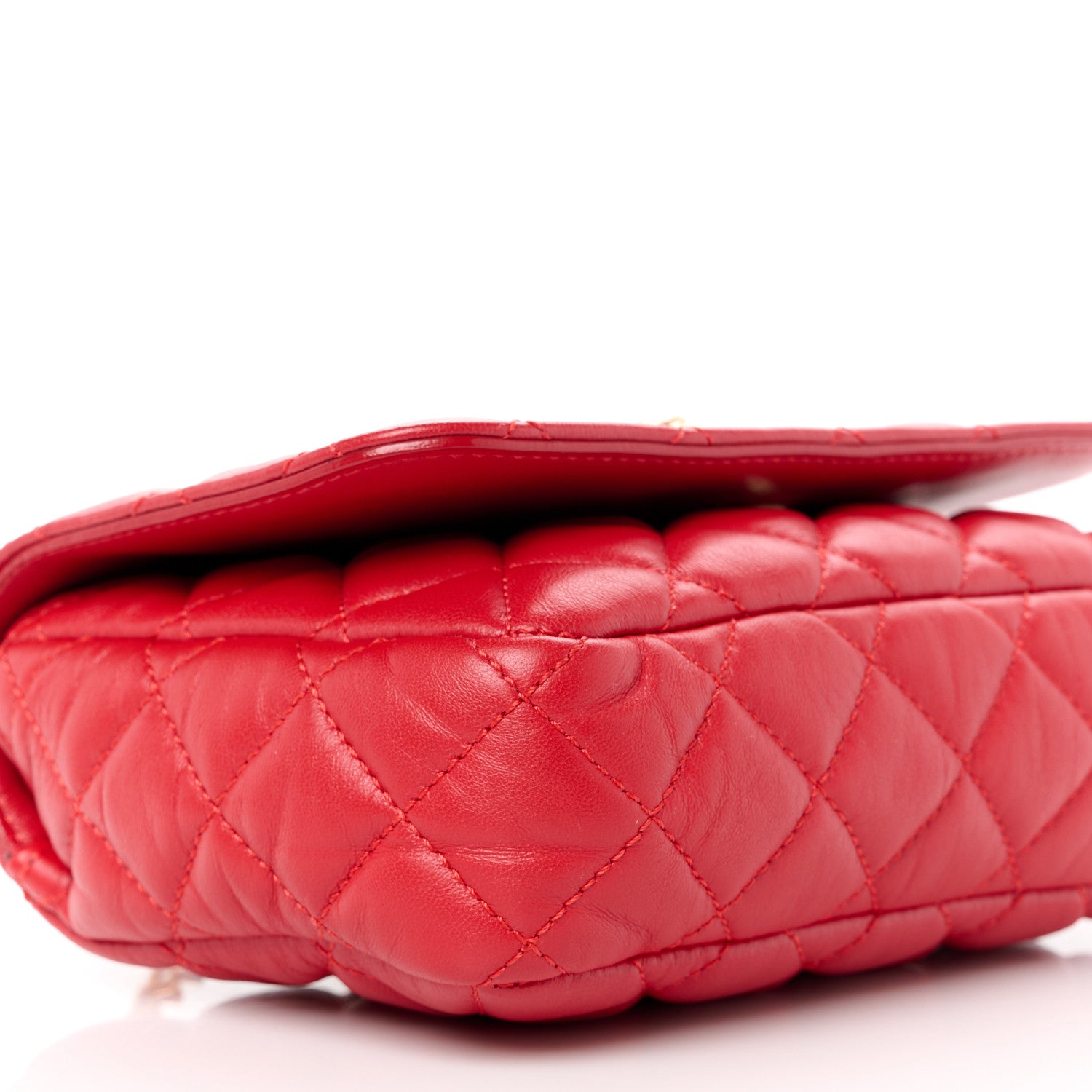 Versace Nappa Quilted Small Medusa Chain Crossbody Red 10 of 11