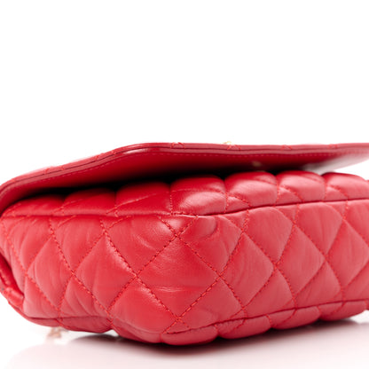 Versace Nappa Quilted Small Medusa Chain Crossbody Red 10 of 11