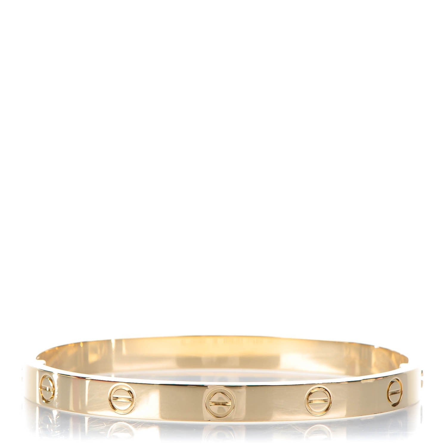 Cartier 18K Yellow Gold LOVE Bracelet 18 1 of 7