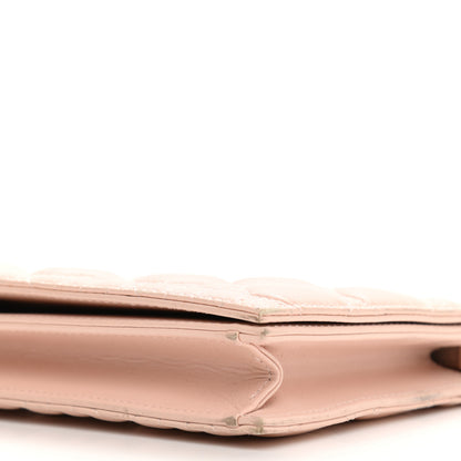 Christian Dior Lambskin Cannage Lady Dior Convertible Clutch Pink 8 of 13