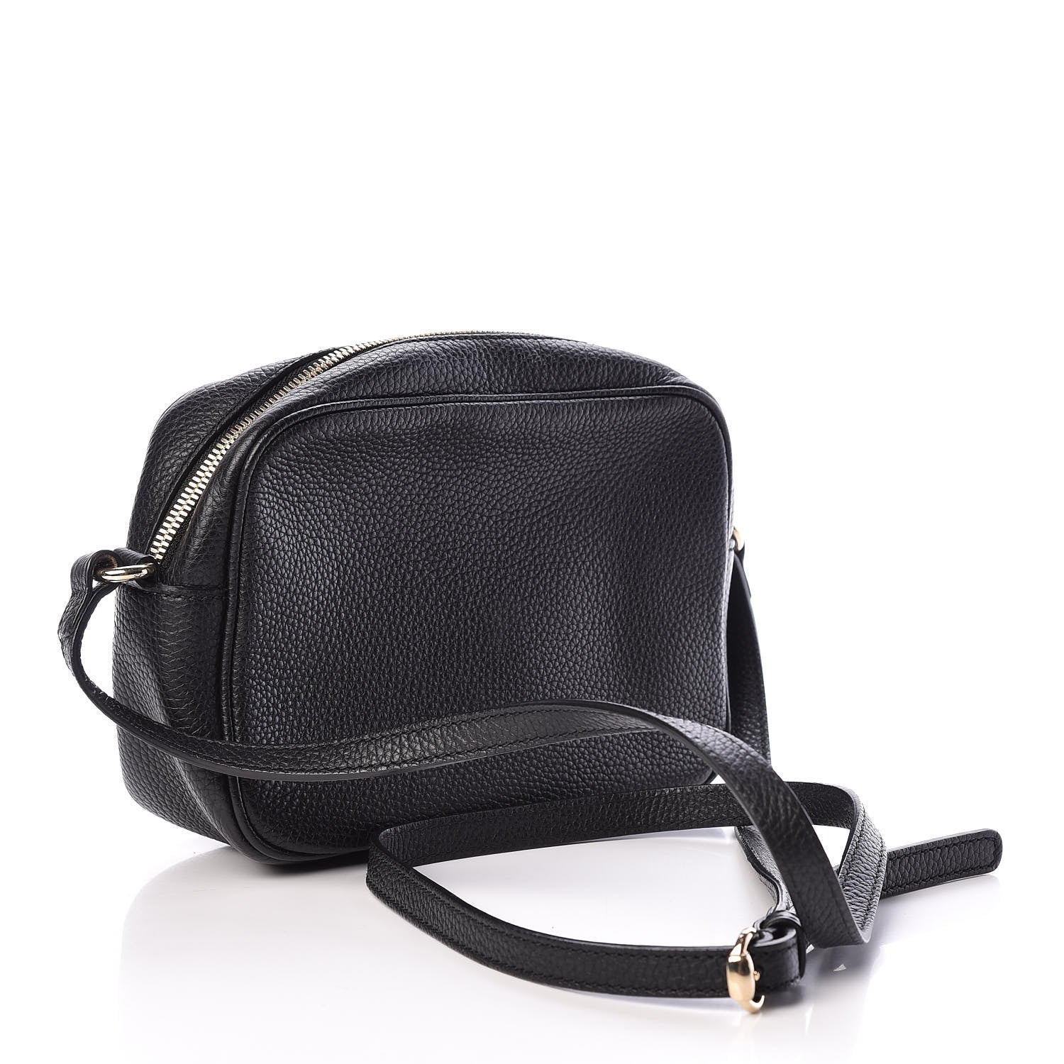Gucci Pebbled Calfskin Small Soho Disco Bag Black 3 of 15