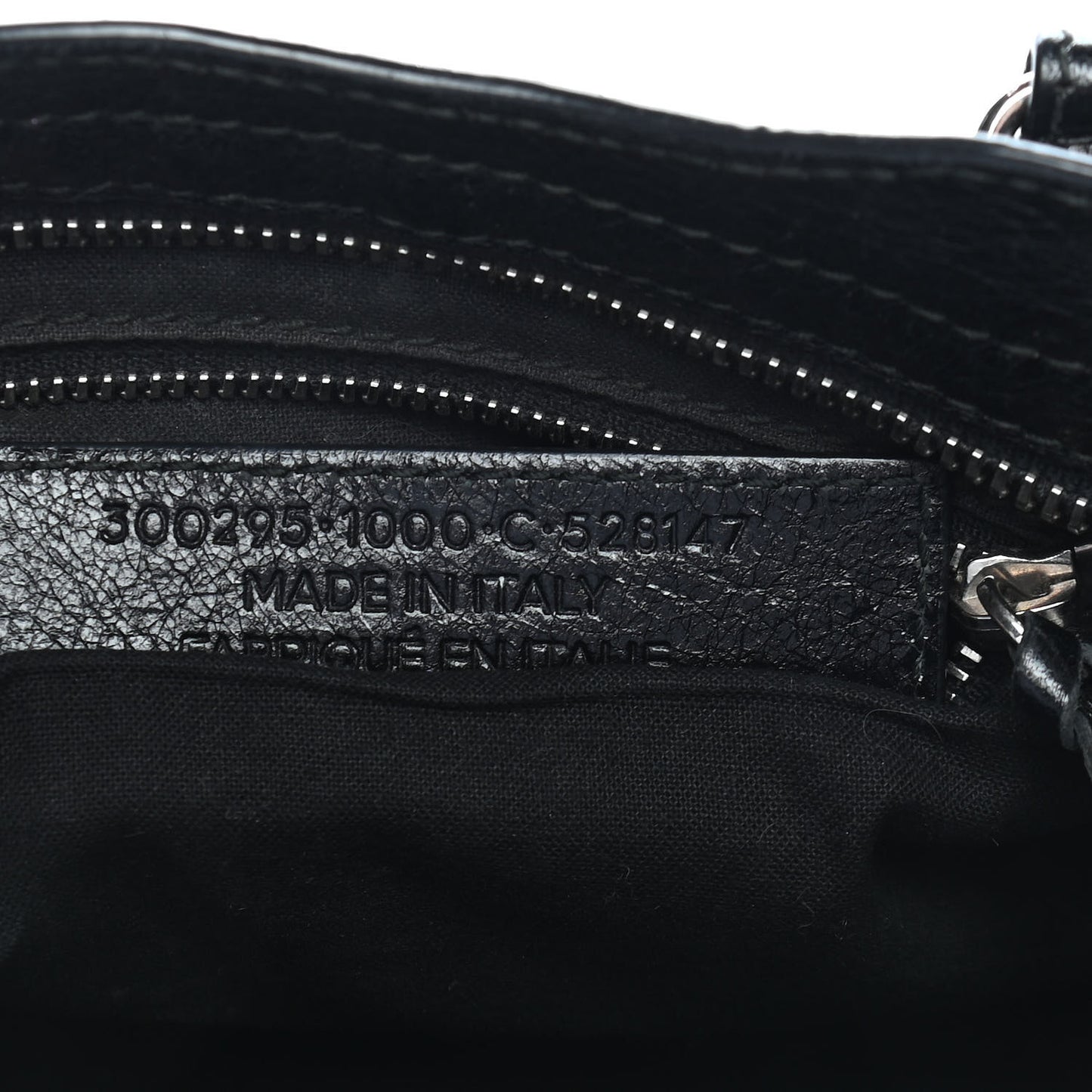 Agneau Classic Silver Hardware Mini City Black