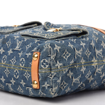 Louis Vuitton Denim Baggy GM Blue 7 of 9