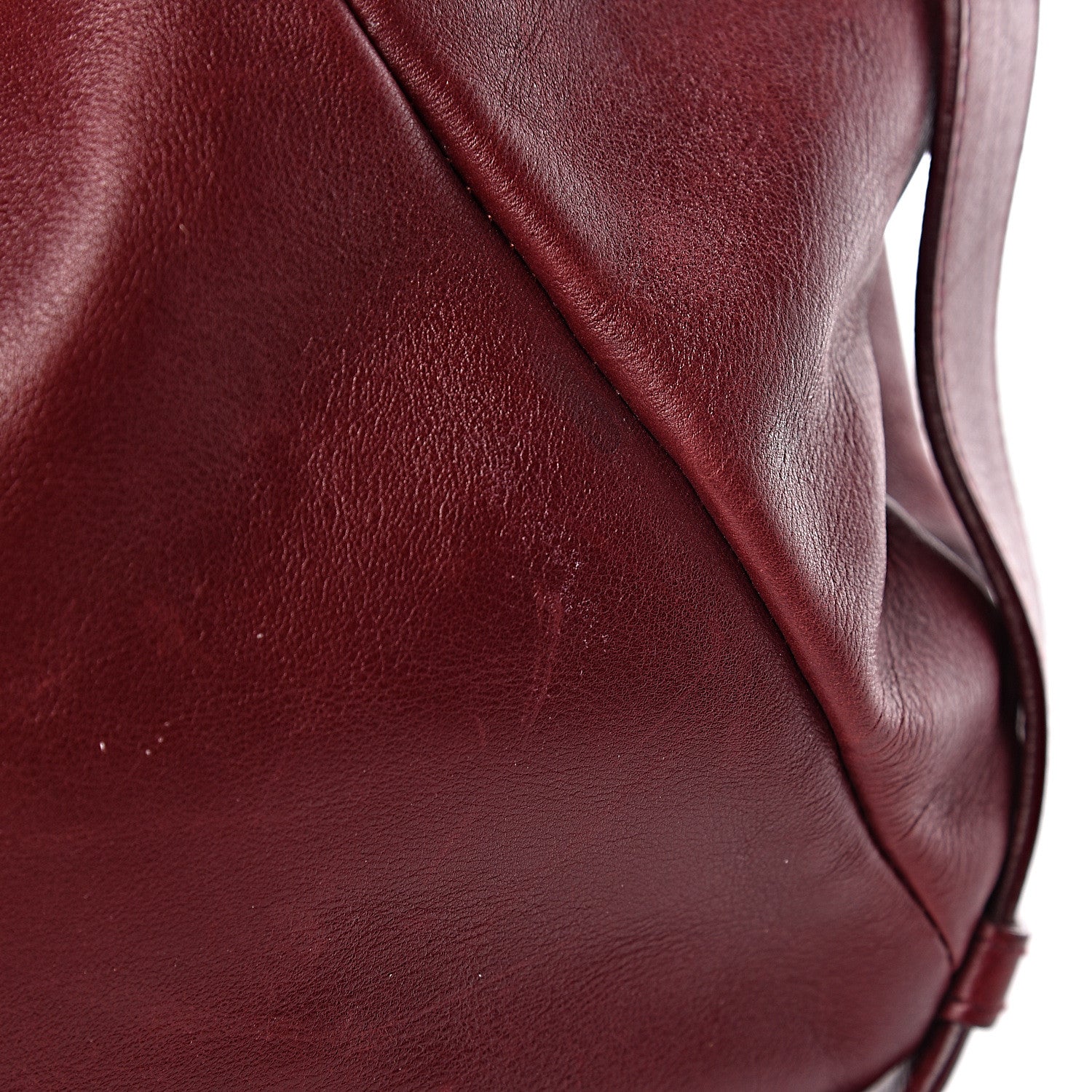 Saint Laurent Buffalo Medium Mombasa Horn Bag Red 20 of 25