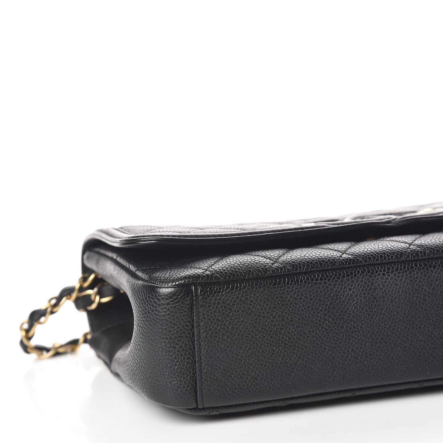 Caviar Quilted Medium CC Filigree Flap Black
