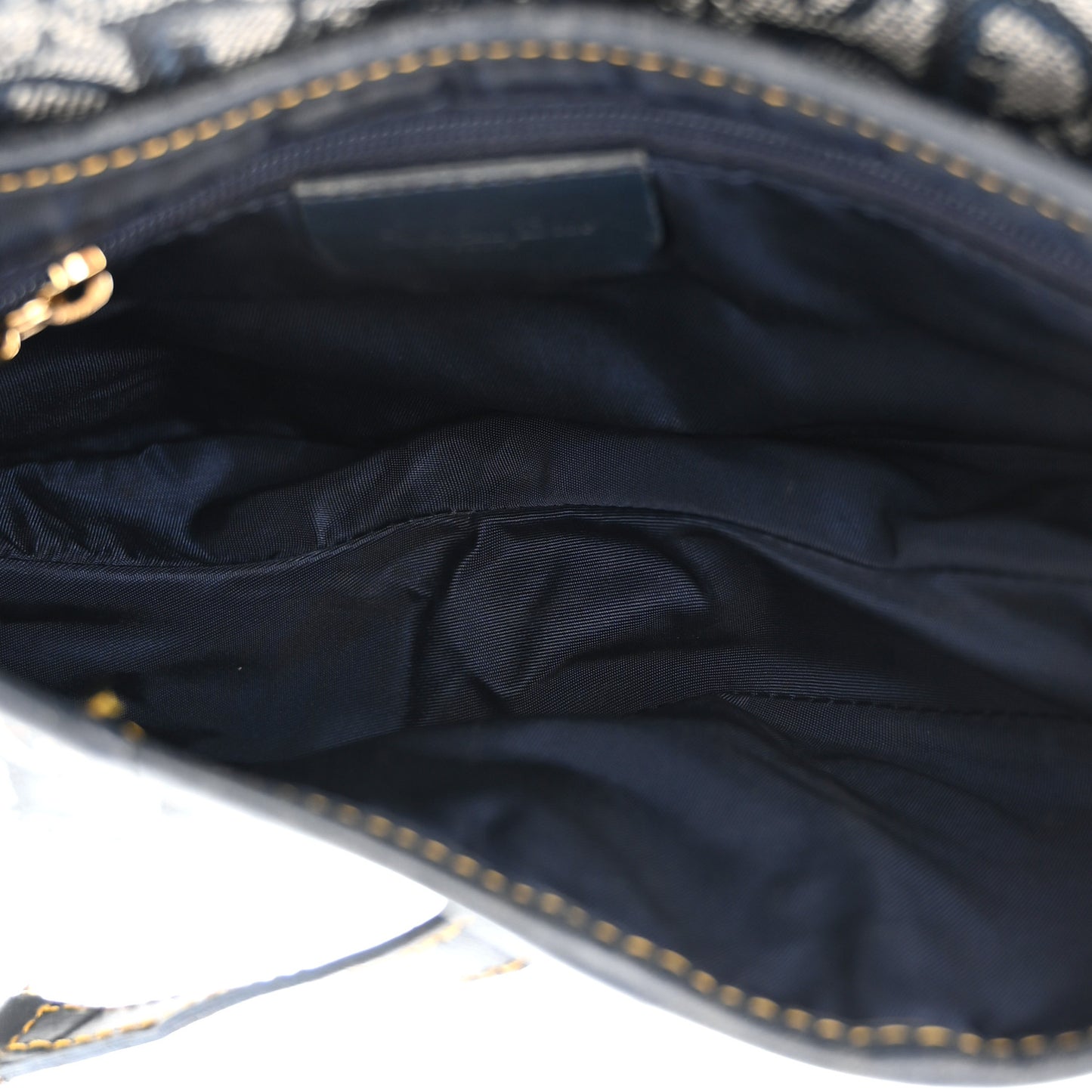Monogram Saddle Bag Blue