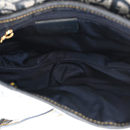 Christian Dior Monogram Saddle Bag Blue 5 of 18