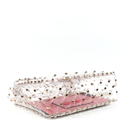 Valentino Garavani PVC Medium Rockstud Spike Shoulder Bag 4 of 9