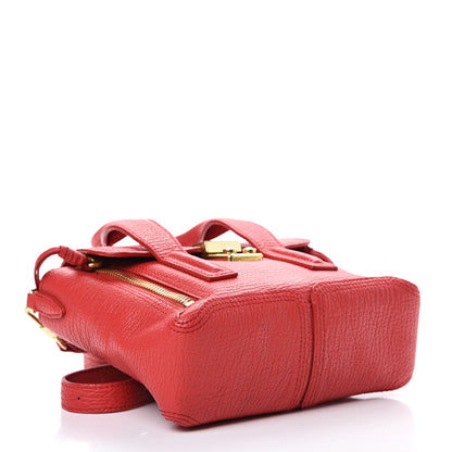 3.1 Phillip Lim 3.1 Textured Calfskin Mini Pashli Satchel Red 3 of 18